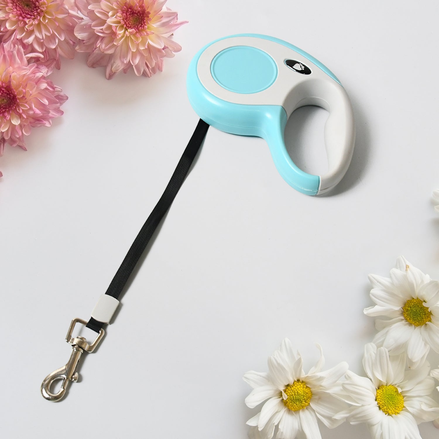 8519 Retractable Dog Leash, Pet Walking Leash with Anti-Slip Handle, Strong Nylon Tape, Tangle-Free, One-Handed One Button Lock & Release, Suitable for Small / Medium Dog Or Cat, 16.5 ft (5 m) 8519 Retractable Dog Leash, Pet Walking Leash with Anti-Slip Handle, Strong Nylon Tape, Tangle-Free, One-Handed One Button Lock & Release, Suitable for Small / Medium Dog Or Cat, 16.5 ft (5 m)